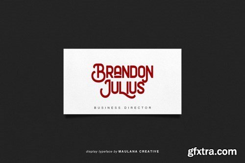 The Mortages - Display Font