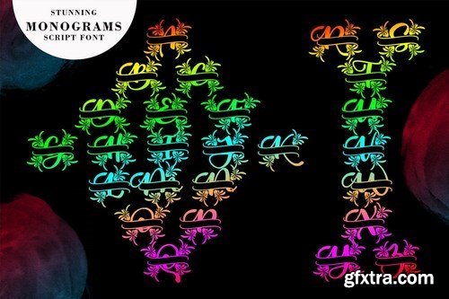Kimilove Monogram Script Font