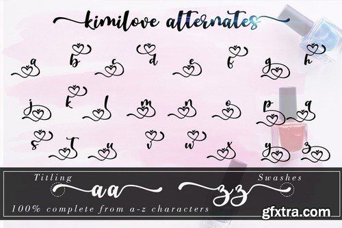 Kimilove Monogram Script Font