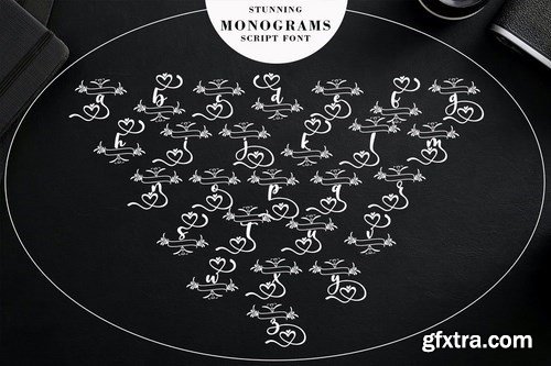 Kimilove Monogram Script Font