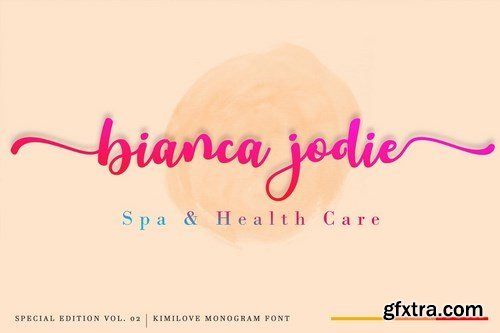 Kimilove Monogram Script Font