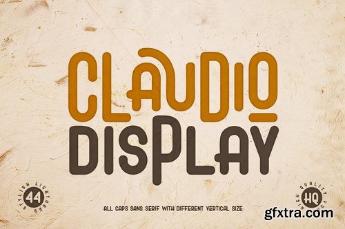 CM - Claudio - Bouncy Display Font 4922375 CM - Claudio - Bouncy Display Font 4922375