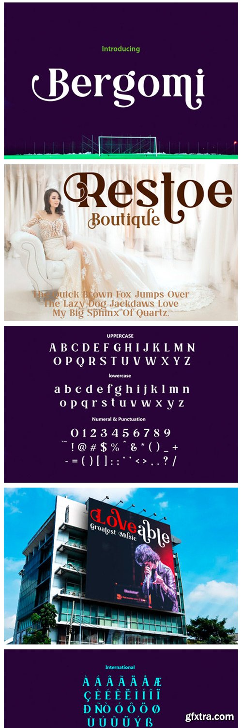 Bergomi Font Bergomi Font