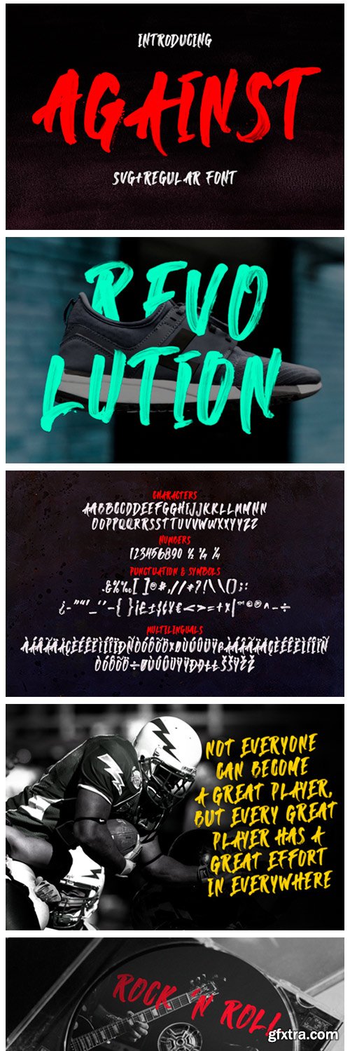 Against Font Against Font