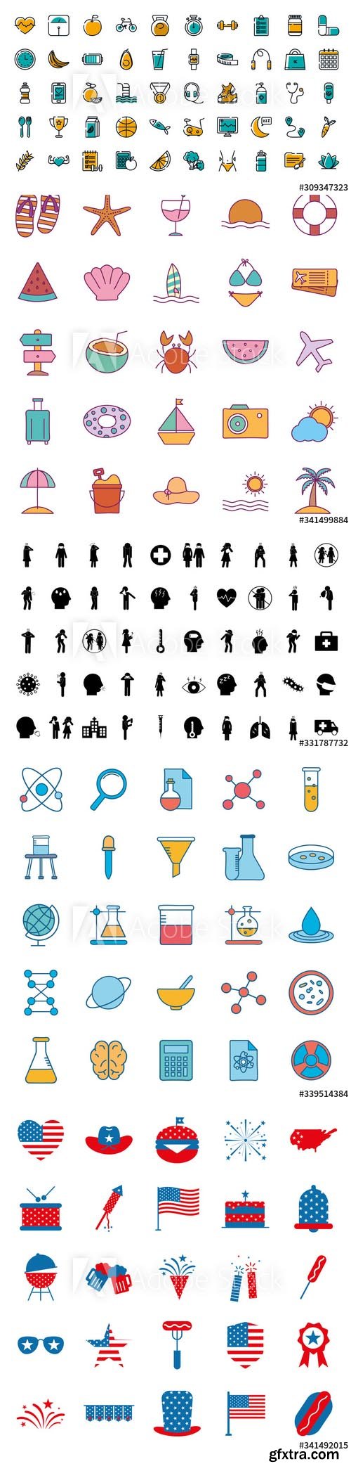 Big Icons Vector Set