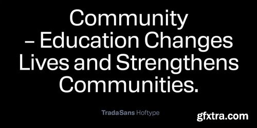 Trada Sans Font Family Trada Sans Font Family