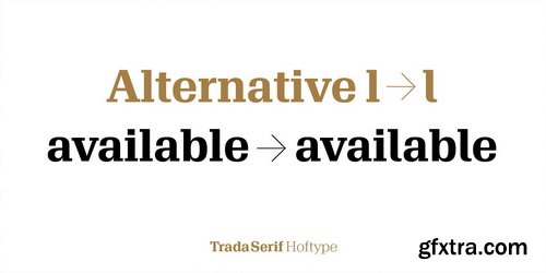 TradaSerif Font Family TradaSerif Font Family