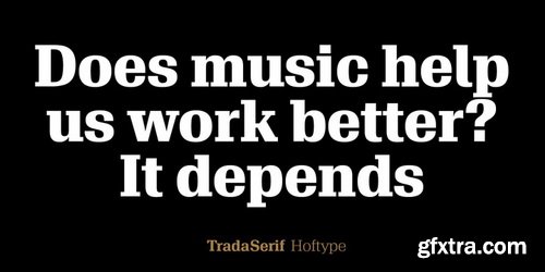 TradaSerif Font Family TradaSerif Font Family