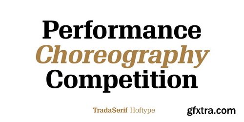 TradaSerif Font Family TradaSerif Font Family