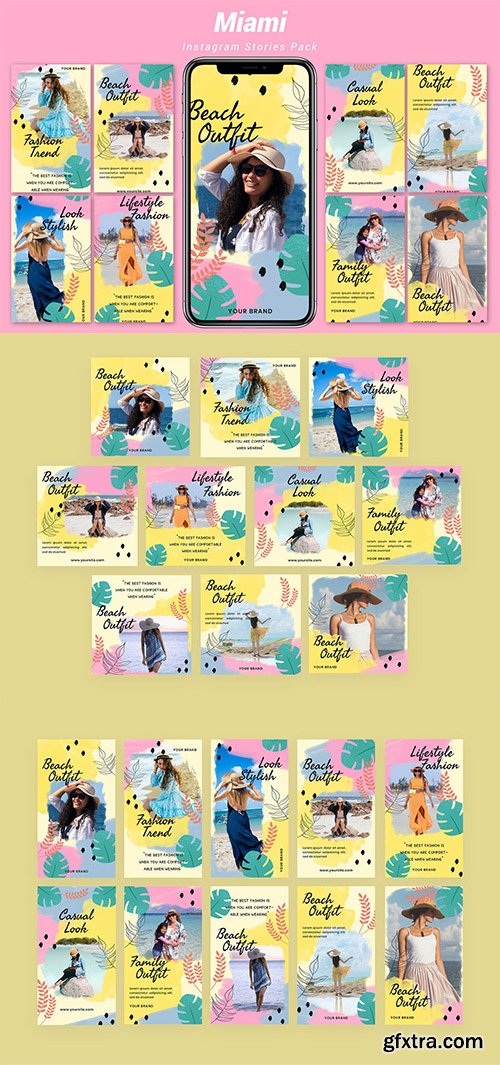 Miami - Instagram Template Pack