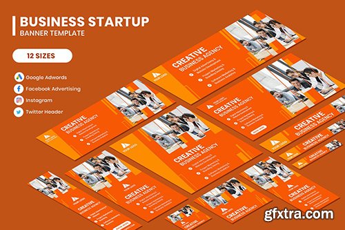 Business Startup Google Adwords Banner Template