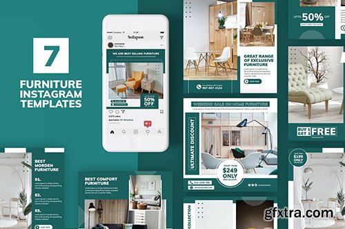 Furniture Instagram Templates