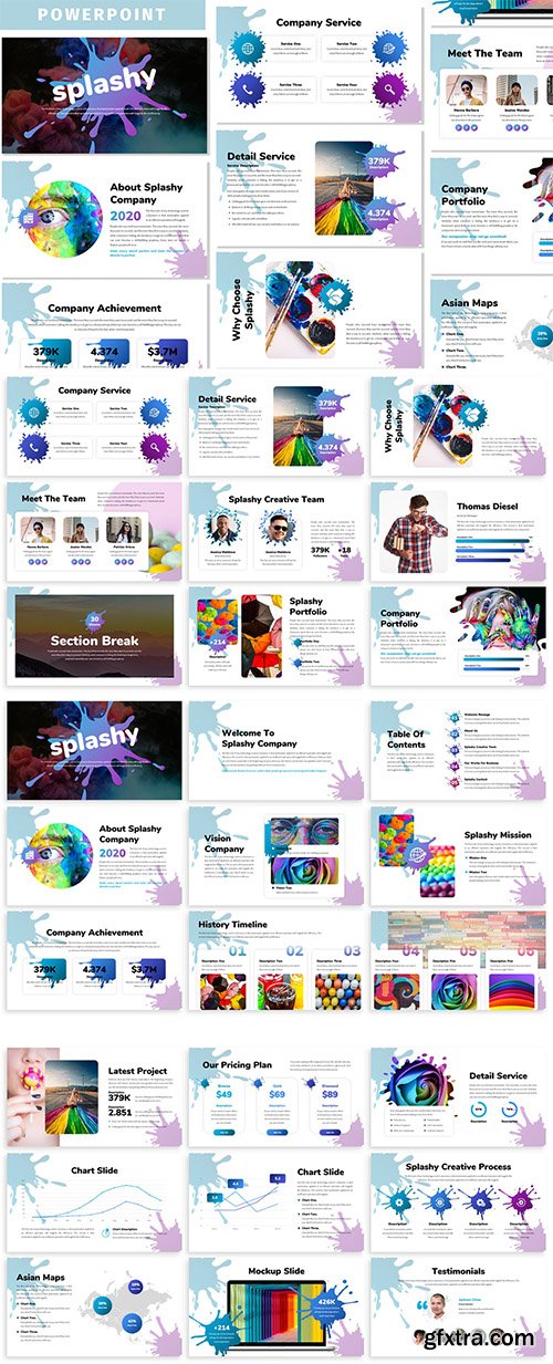 Splashy - Business Powerpoint Template Splashy - Business Powerpoint Template