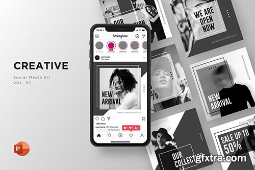 Creative Social Media Kit Vol. 07 - PowerPoint and Google Slides