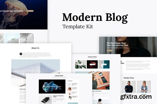 ThemeForest - Katelyn v1.0 - Modern Blog Template Kit - 26032122