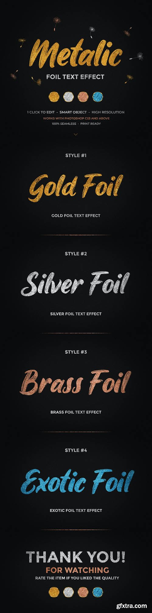 GraphicRiver - Metallic Foil Text Effect 26473998