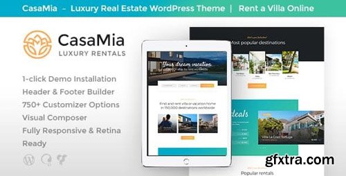 ThemeForest - CasaMia v1.1.3 - Property Rental Real Estate WordPress Theme - 20992167