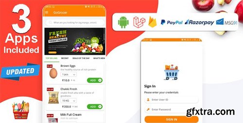 CodeCanyon - Multi-Store Grocery Delivery App with PHP Backend and Store & Delivery Boy App v1.5 - 22083396 CodeCanyon - Multi-Store Grocery Delivery App with PHP Backend and Store & Delivery Boy App v1.5 - 22083396