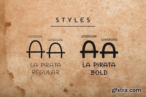 La Pirata - pirate font
