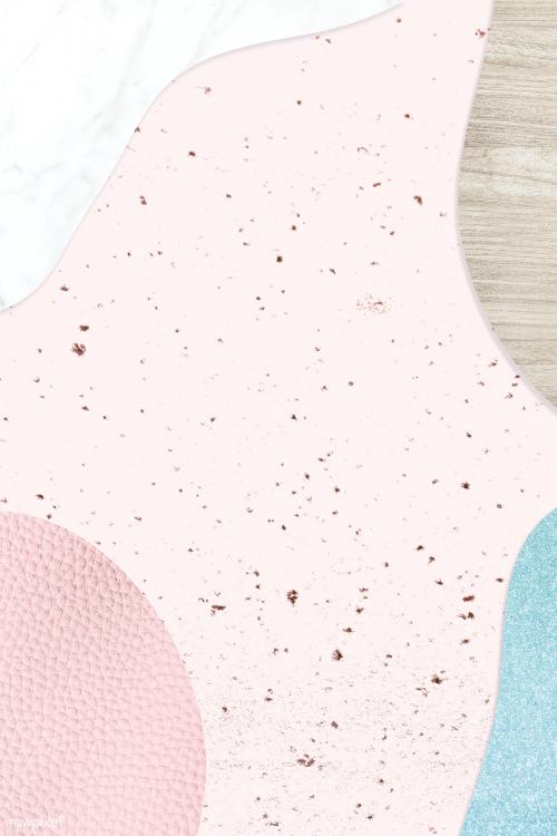 Pink and blue collage textured background vector - 1219504