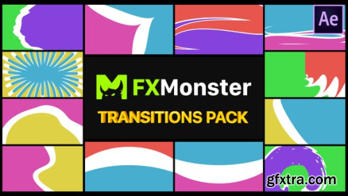 Videohive Colorful Transitions Pack | After Effects 26721097