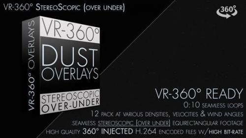 Videohive - Dust Particle Overlays VR-360° Editors Pack (StereoScopic 3D Over/Under)