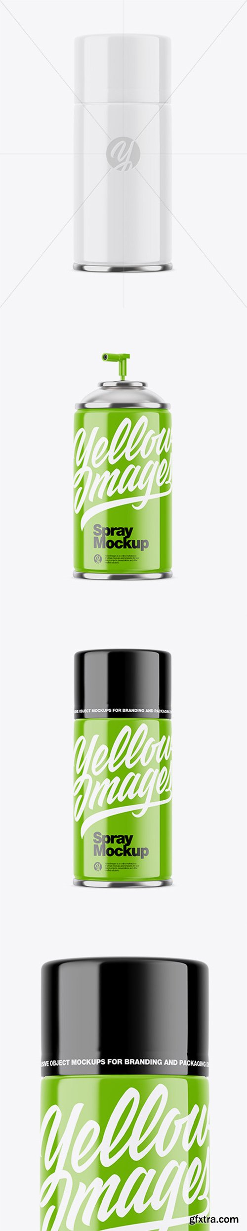 Glossy Spray Bottle Mockup 60062 Glossy Spray Bottle Mockup 60062