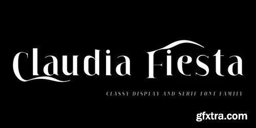 Claudia Fiesta Font Family