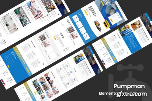ThemeForest - Pumpman v1.0 - Plumbing Service Elementor Template Kit - 26272569