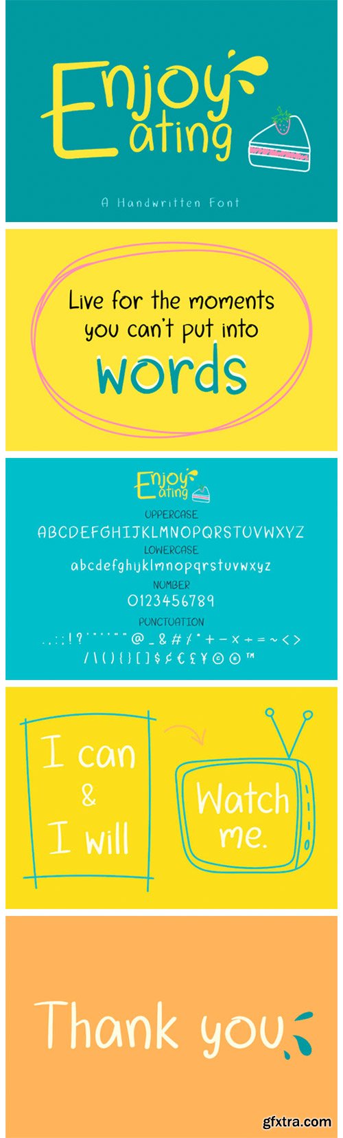 Enjoy Eating Font