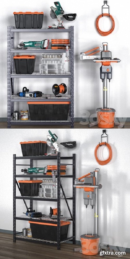 Garage tools set 12 » GFxtra