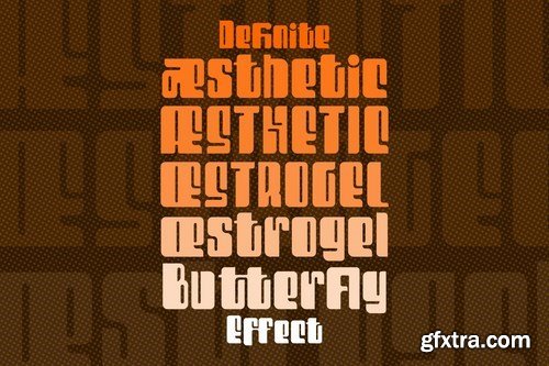 Postcard Display Font