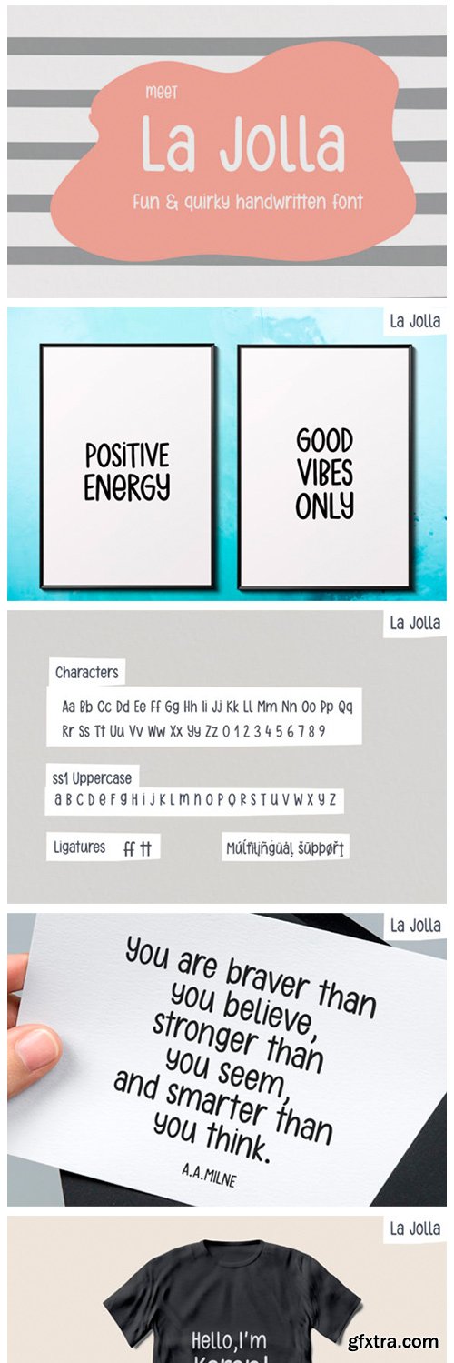 La Jolla Font La Jolla Font