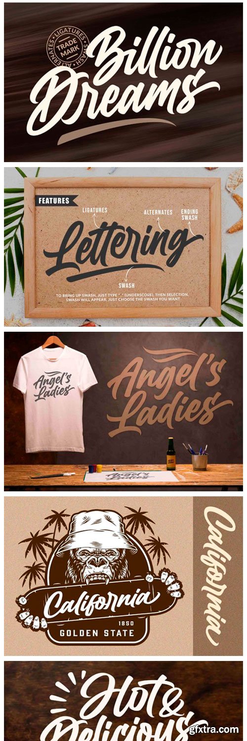 Billion Dreams Font Billion Dreams Font