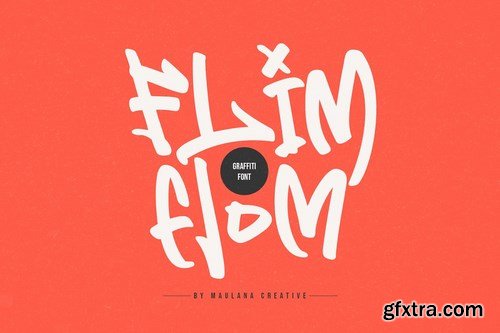 CM - Flim Flom - Graffiti Font 4877912 CM - Flim Flom - Graffiti Font 4877912