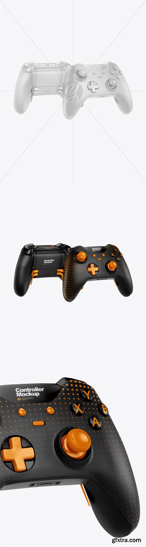 Two Game Controllers Mockup 55103