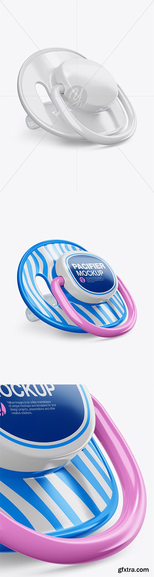 Pacifier Mockup - Half Side View 57072