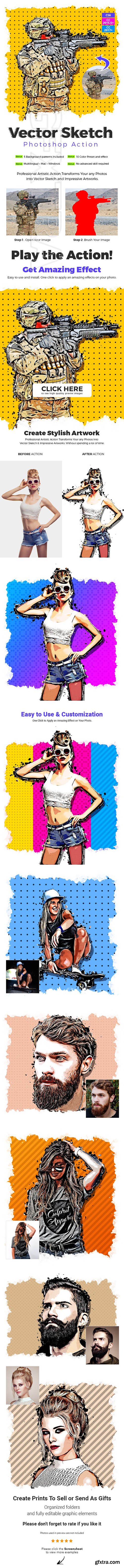 GraphicRiver - Vector Sketch Photoshop Action 26519972 GraphicRiver - Vector Sketch Photoshop Action 26519972