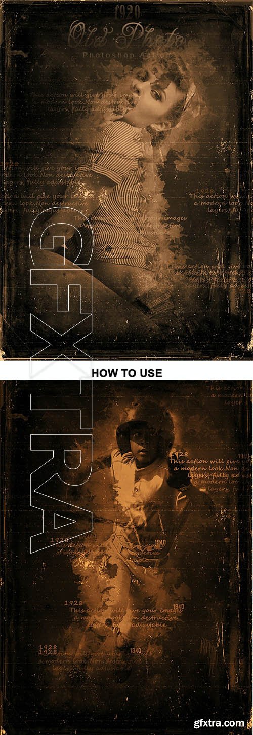 GraphicRiver - 1920 Old Photo Photoshop Action 26572780