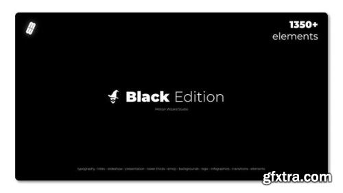 Videohive Black Edition - Graphics Pack 25443550