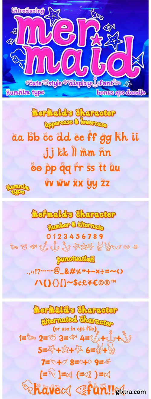 Mermaid Font Mermaid Font
