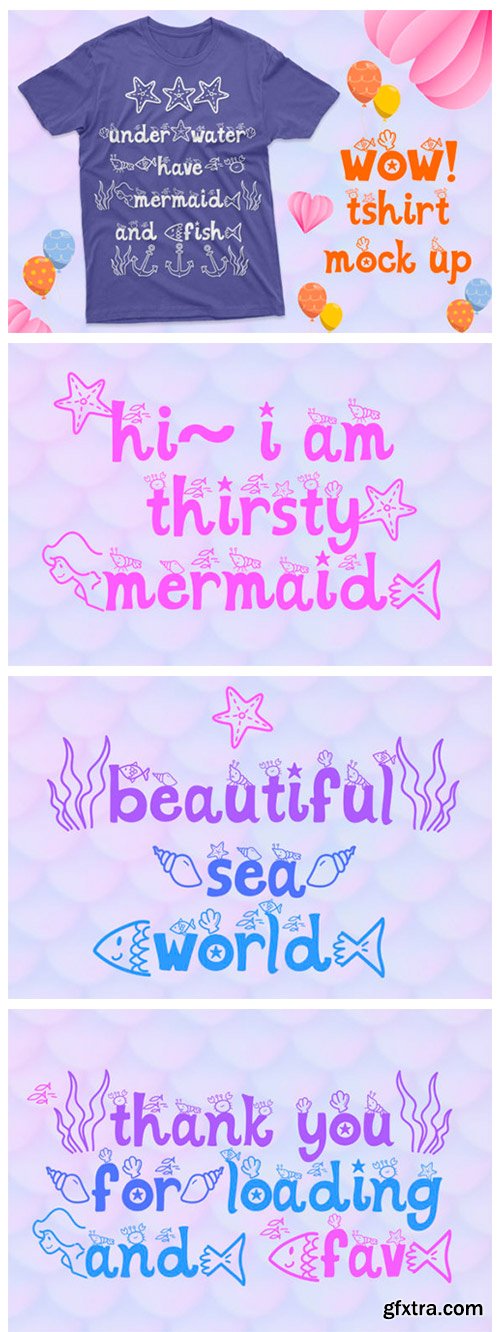 Mermaid Font Mermaid Font