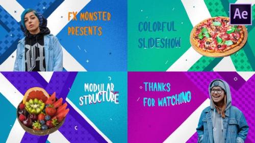 Videohive - Colorful Cartoon Slideshow | After Effects