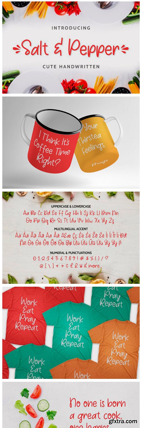 Salt & Pepper Font Salt & Pepper Font