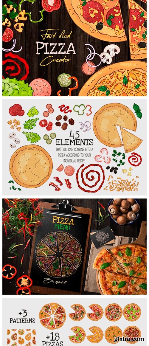 Fast Food Pizza Creator 4139306 Fast Food Pizza Creator 4139306