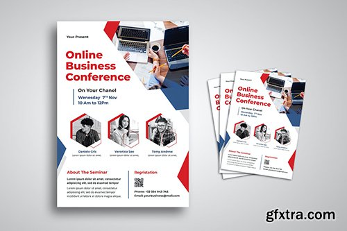 Online Business Conference Flyer Online Business Conference Flyer