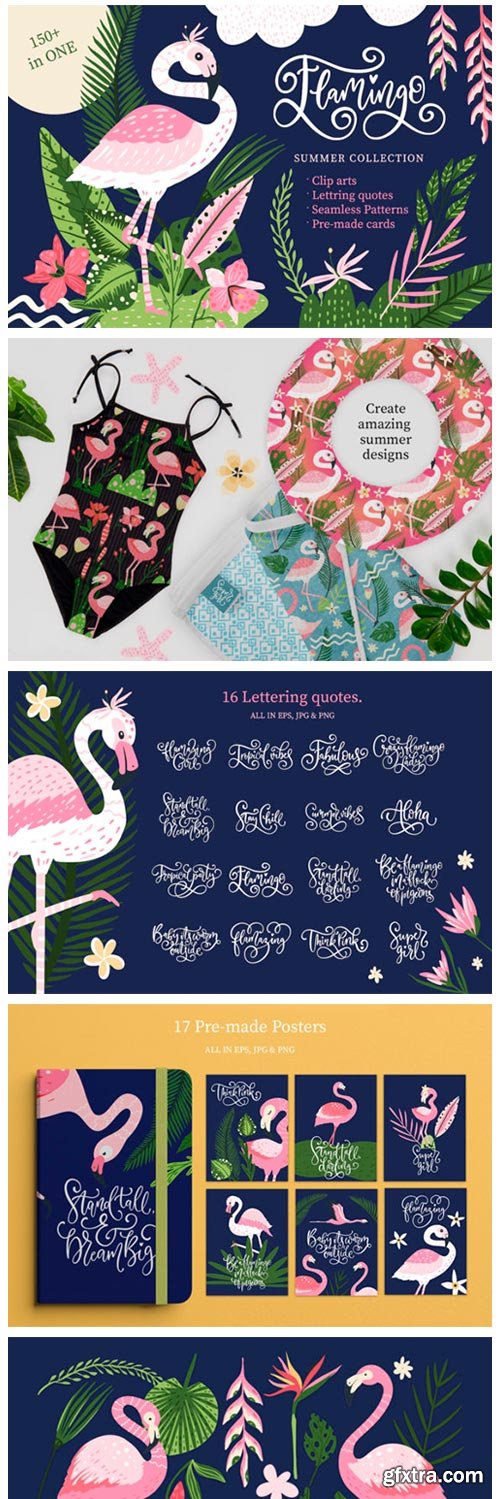 Flamingo. Big Summer Collection. 4205454 Flamingo. Big Summer Collection. 4205454