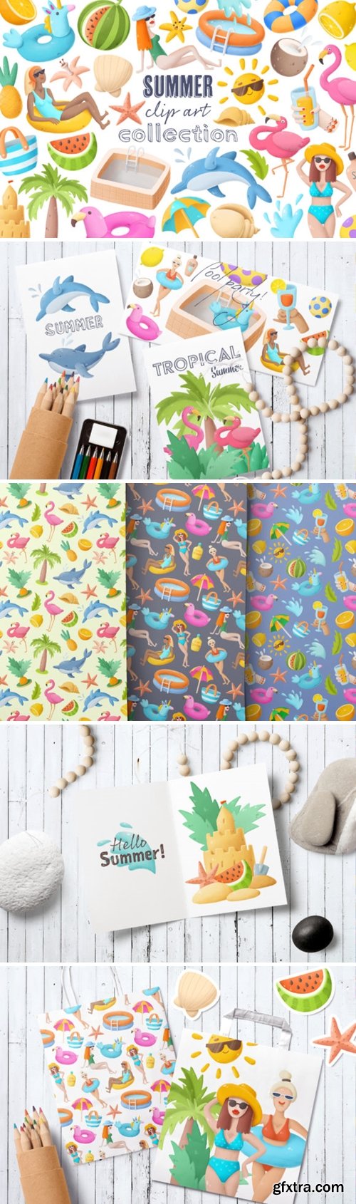 Summer Clip Art Collection 4211477