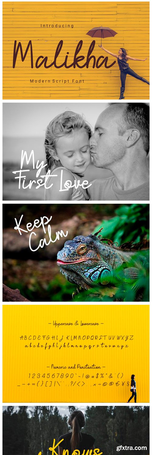 Malikha Font Malikha Font