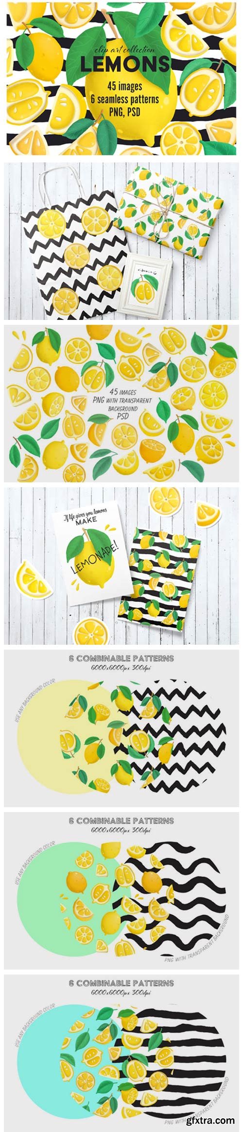 Lemons Clip Art Collection 4219170